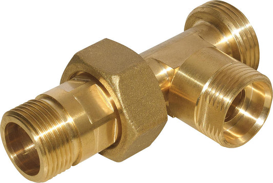 Easyflow Set 646R connection extension, DN20 (3/4"), with screw connection