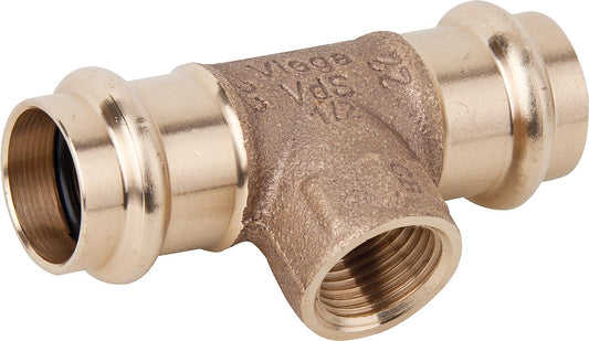 Sanpress T-piece model 2217.2, with V-contour d1-12 d2-1/2 d3-12