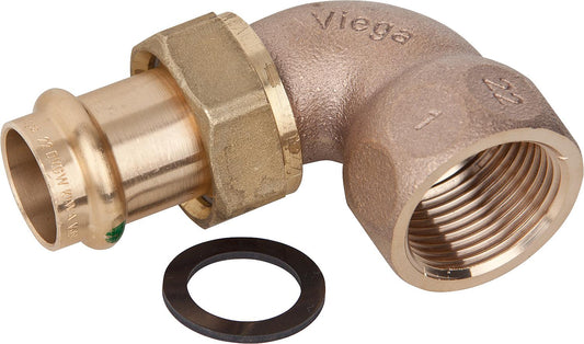 Sanpress transition fitting elbow model 2255 with V-contour d-12x Rp-1/2 IG