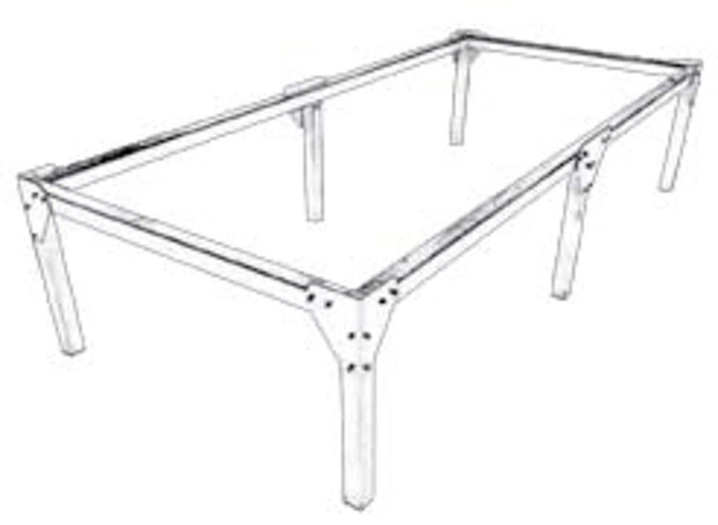 Kroll gantry for 25S stationary warm air generator