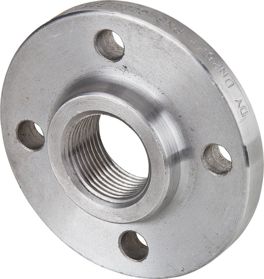 Threaded flange with shoulder, black, DIN2565, PN6, DN15 (1/2")