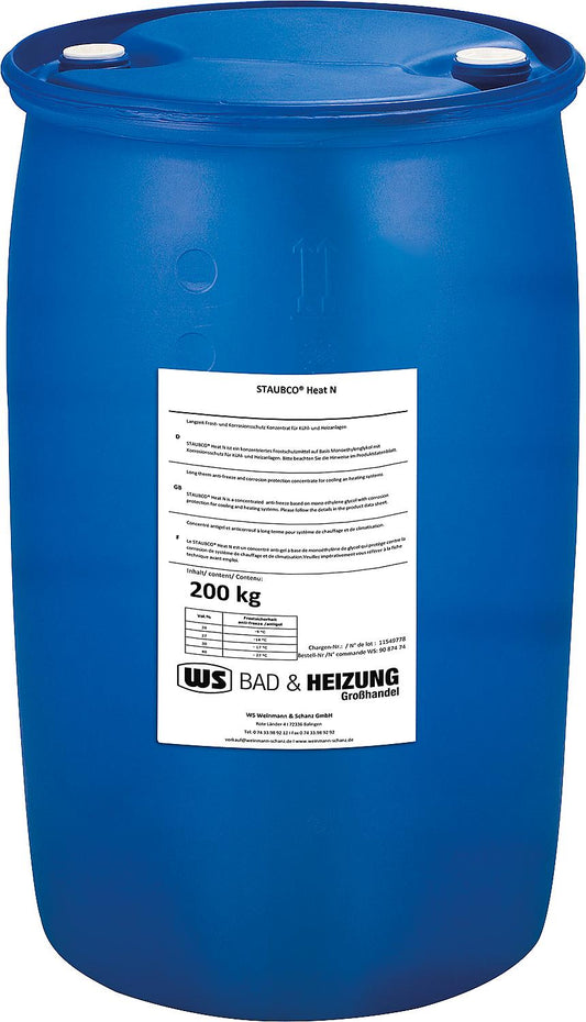 Saumure réfrigérante Staubco Heat N -20 °C, prête à l'emploi, fût de 200 kg