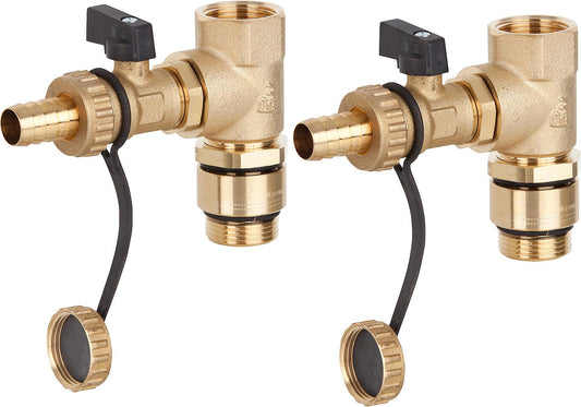 Spül-und Entleerungset DN20 2xKFE