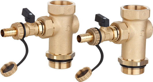 Spül-und Entleerungset DN32 2xKFE