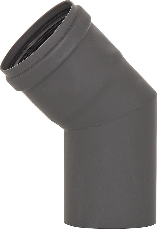 coude du tuyau d'échappement à 45°, peint