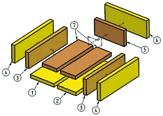 Insulation block bottom right for EVENES Eventura HVL 20-30
