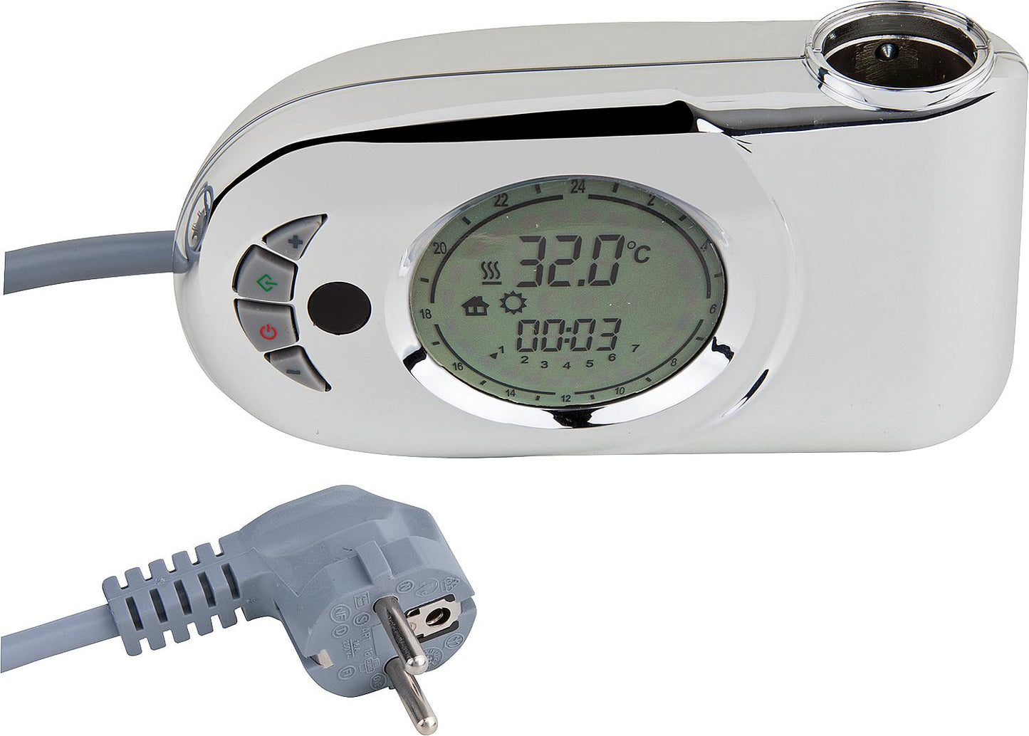 INFRA room temperature controller, for bathroom radiators max. 2000W, color: white