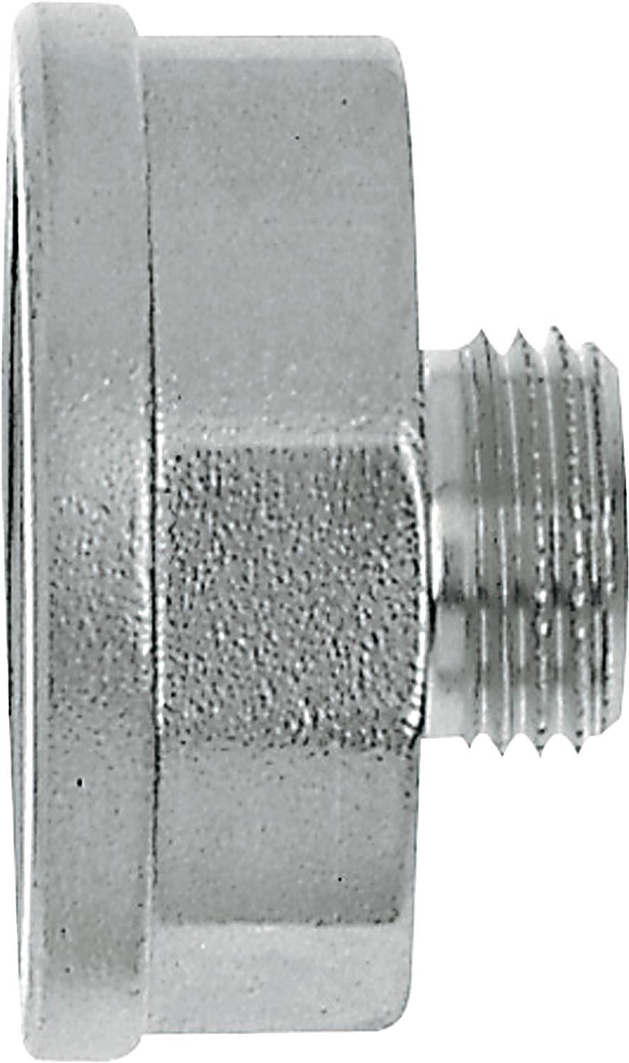 Reducer, nickel-plated brass, Rp 3/4" x R 1/2" Heimeier 2201-32.044