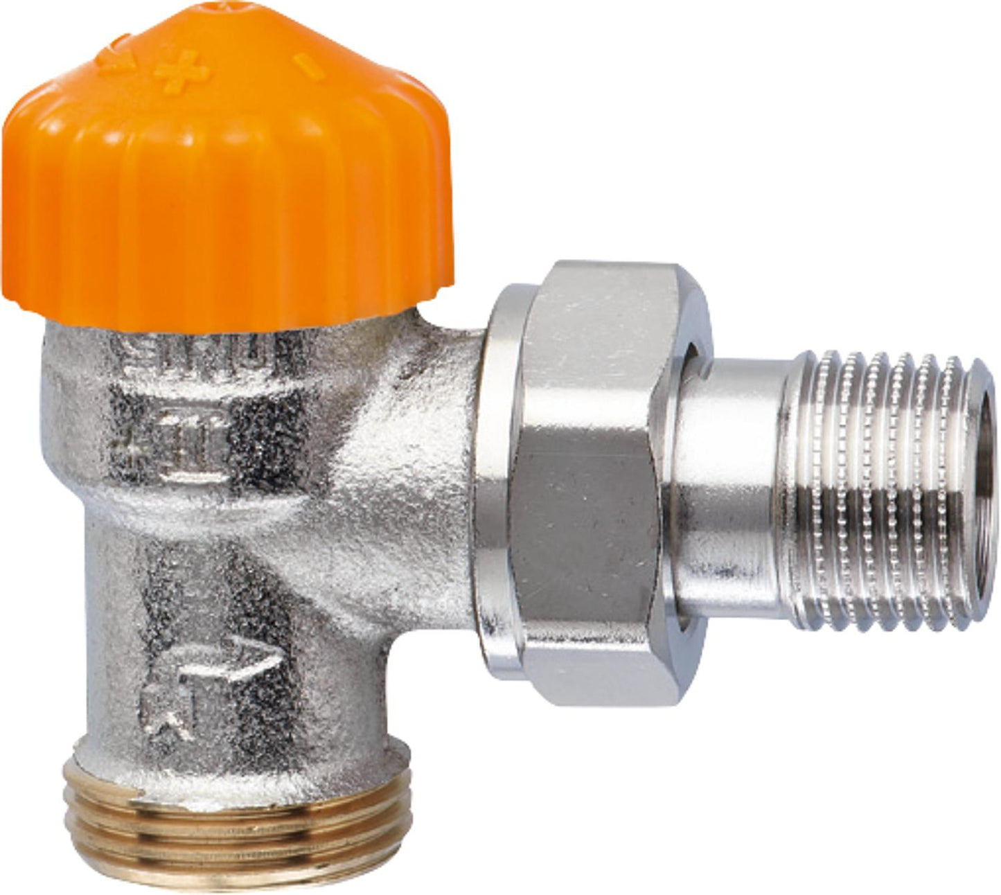 Thermostatic valve body IMI Heimeier Eclipse DN15(1/2")x G3/4"AG, corner shape