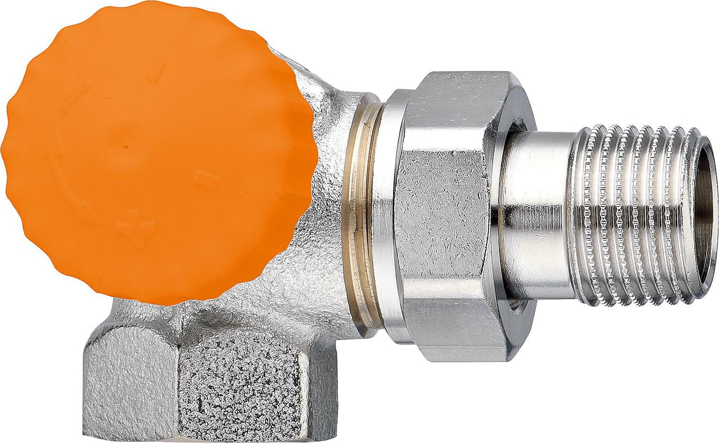 Thermostatic valve body IMI Heimeier Eclipse DN10 (3/8") angled left