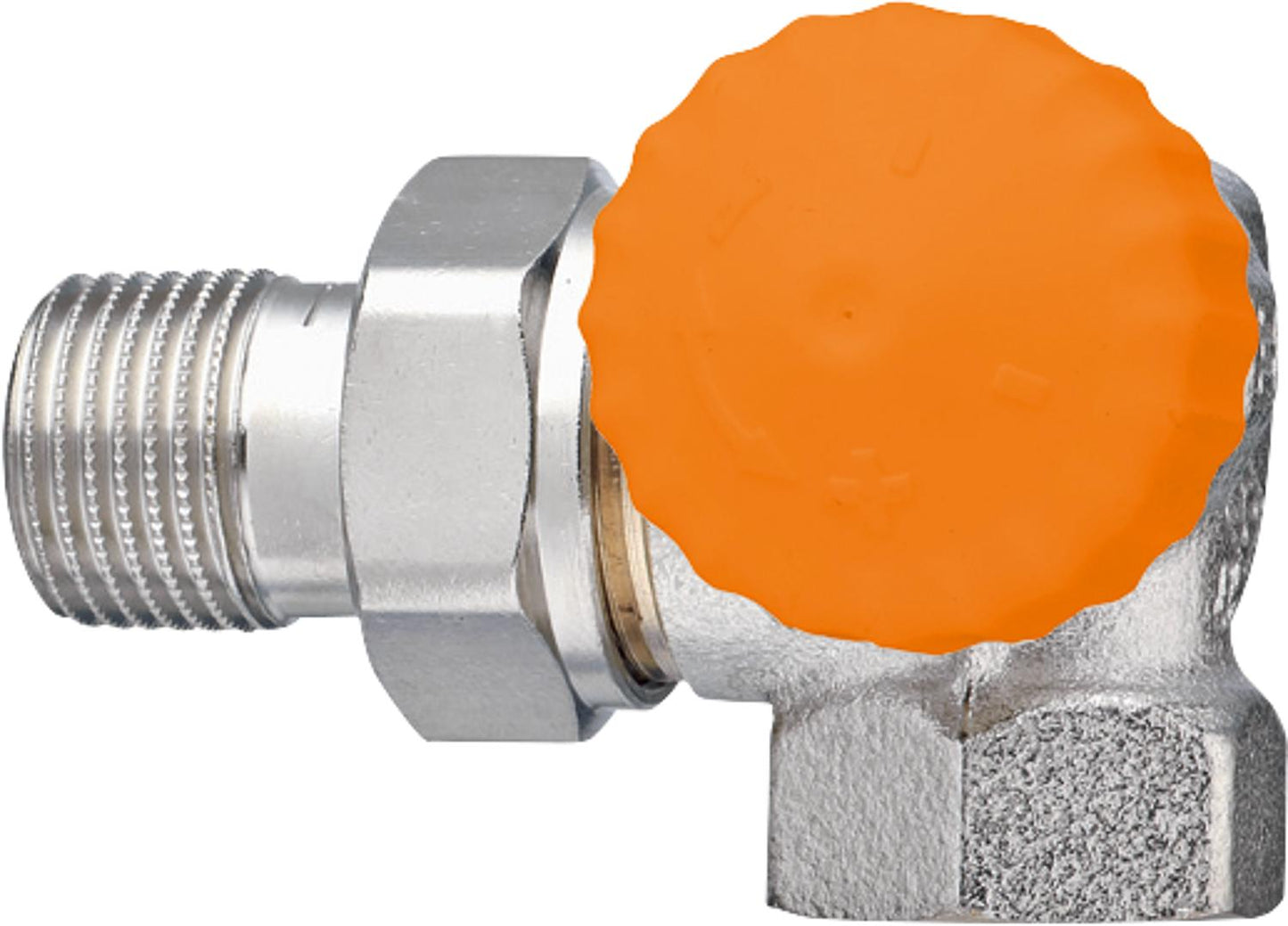 Thermostatic valve body IMI Heimeier Eclipse DN10 (3/8") angled left