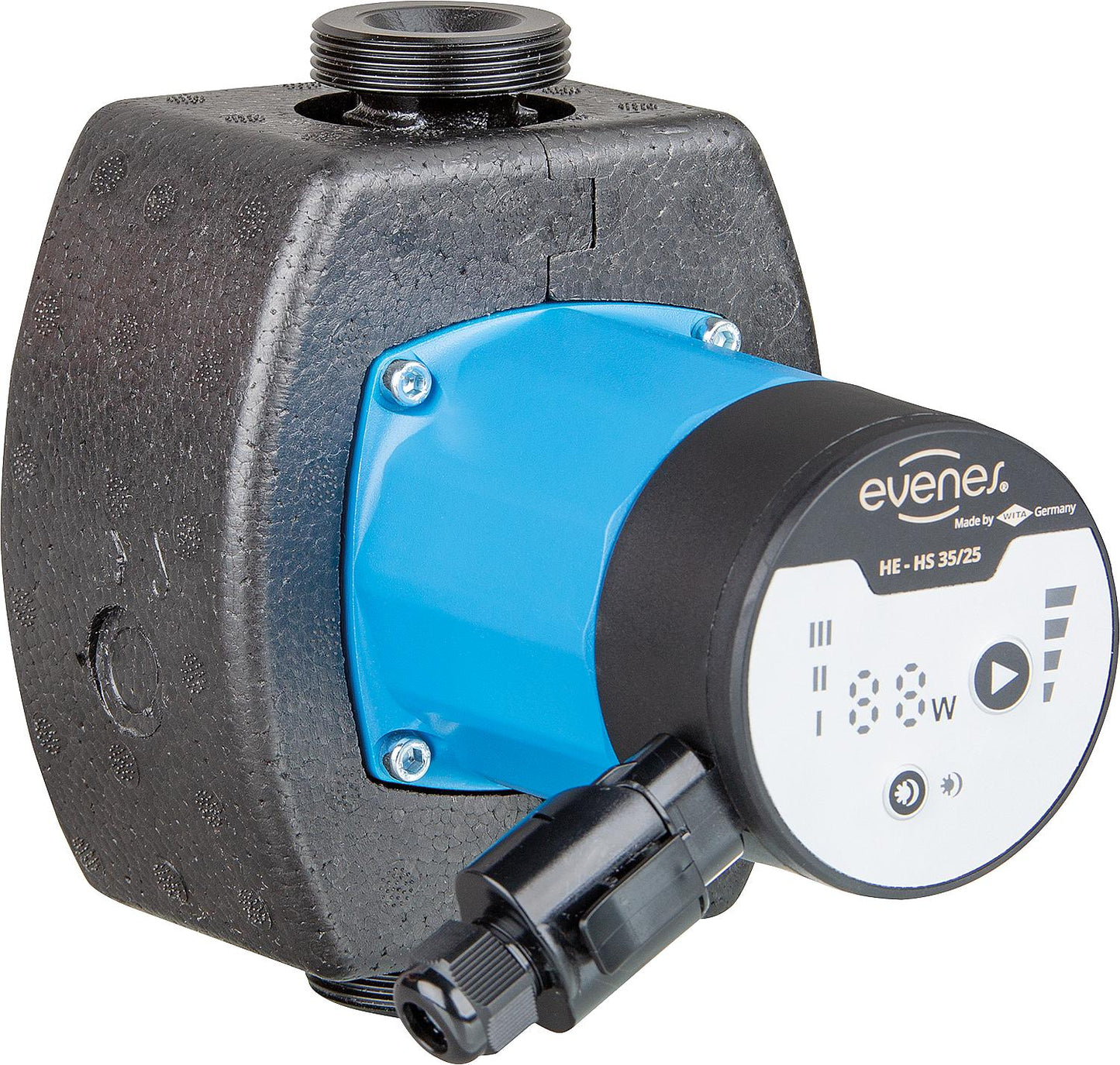 Pompe de circulation Evenes HE-HS 55-25, DN25 (1"), PN10 230 V, longueur d'installation : 130 mm