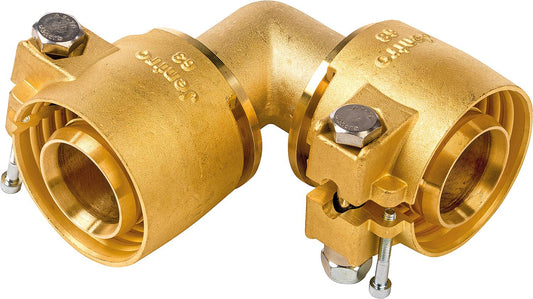 District heating - Elbow fitting 25/25 x 2.3 for heating including clamping ring