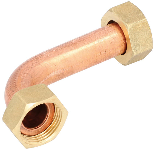 RL buffer copper pipe with 2 union nuts suitable for Easyflow-Fresh 2