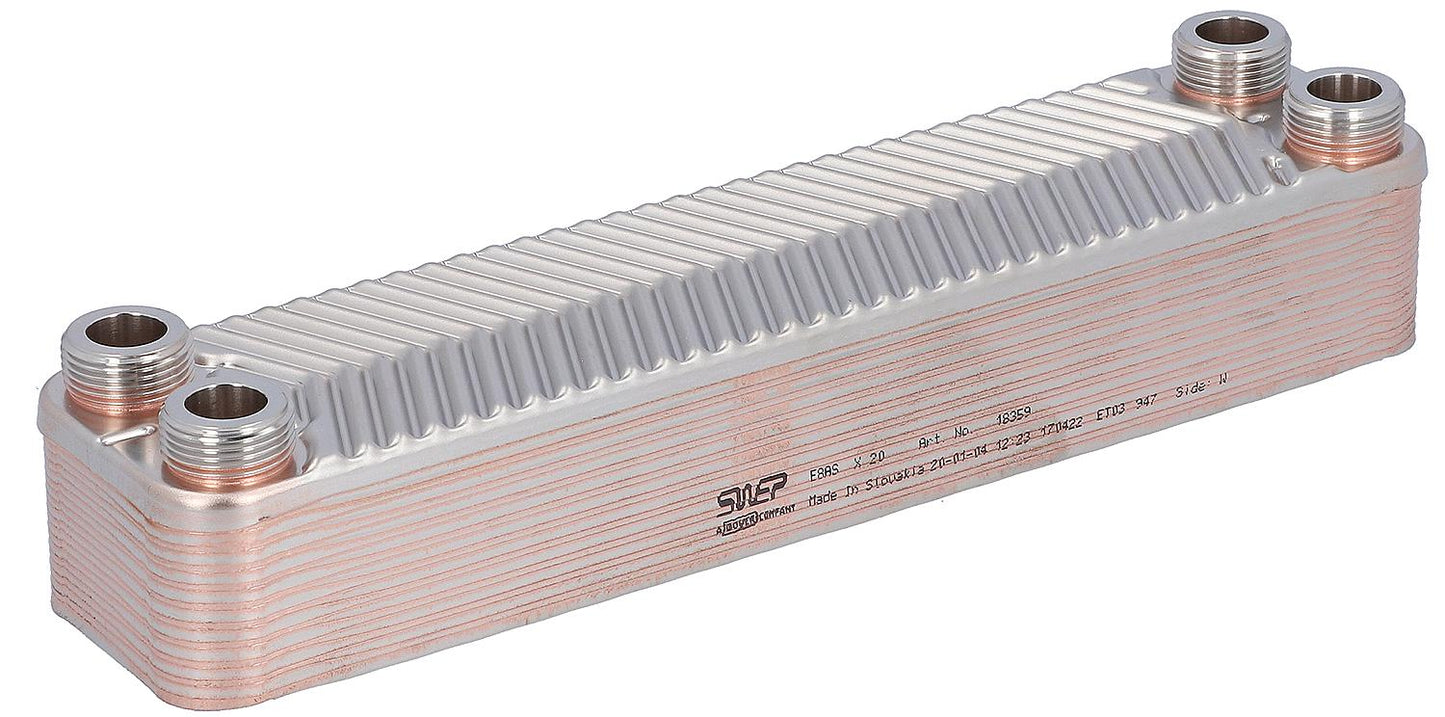 Échangeur de chaleur à plaques adapté à Easyflow-Fresh 2, 50 kW