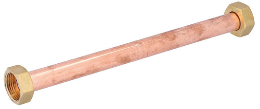 Cold water inlet copper pipe, copper pipe with 2 union nuts, suitable for Easyflow-Fresh 4