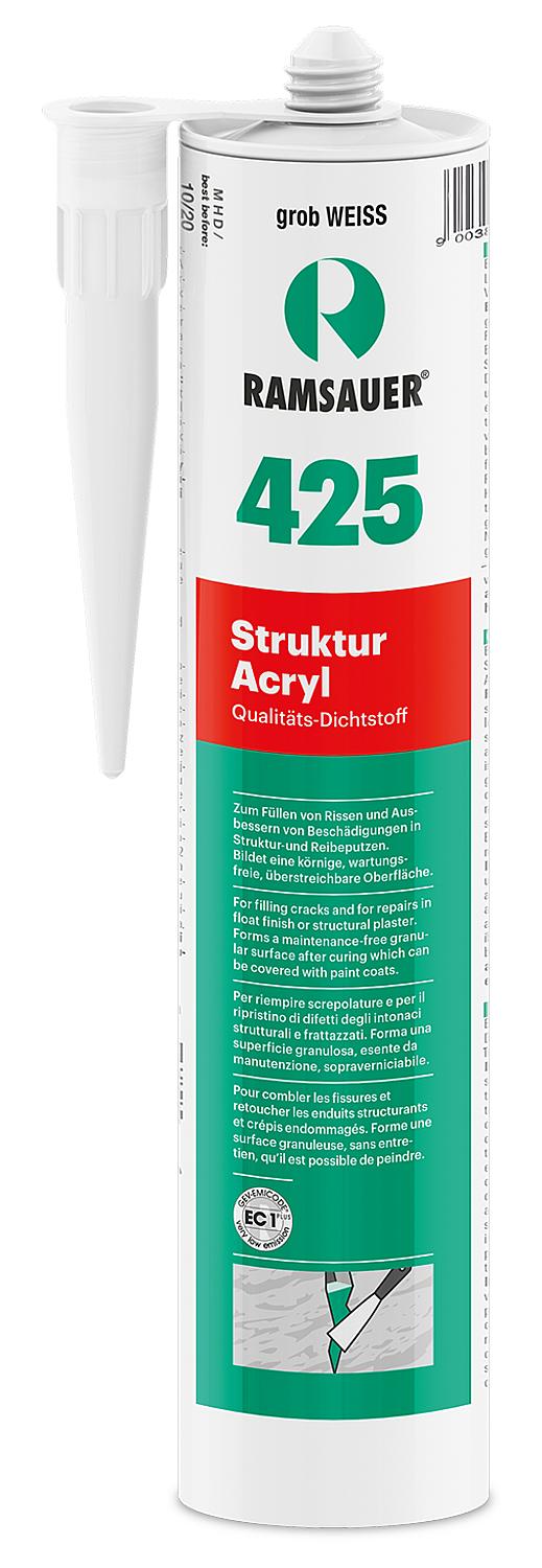 Structured acrylic fine RAMSAUER 425, 310ml cartridge