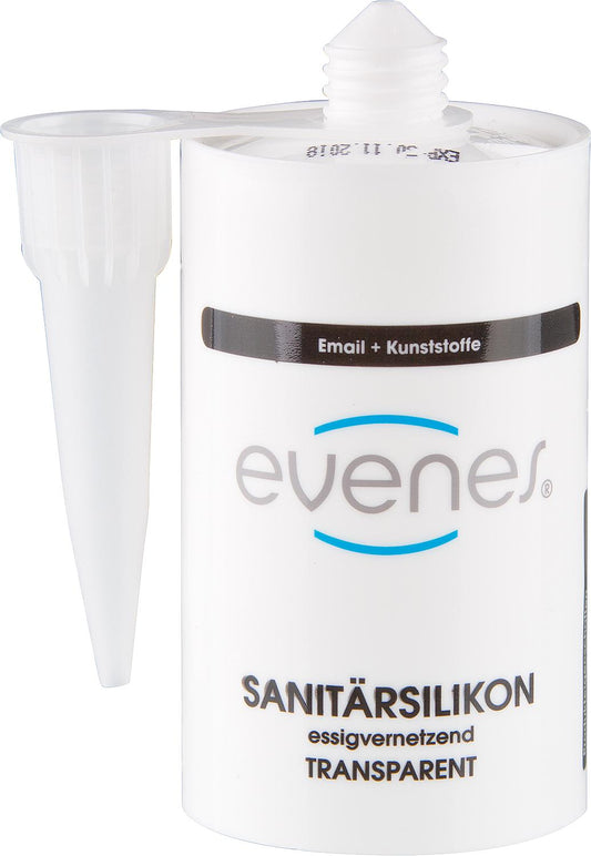 Sanitary silicone EVENES transparent 80ml cartridge