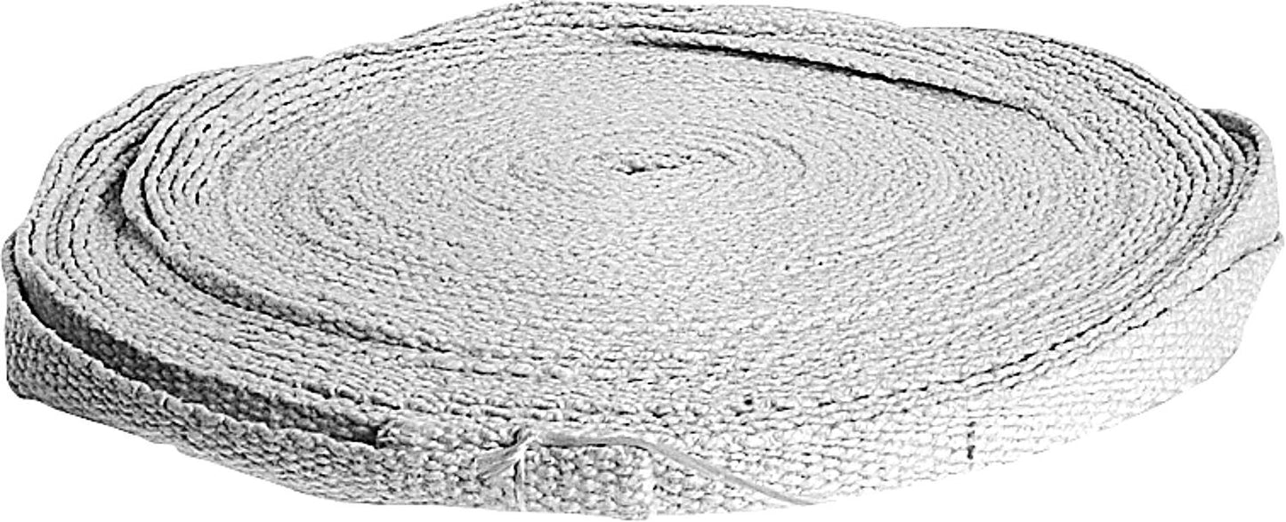 Asbestos-free fabric tape 10x3 mm fiberglass, pack size = 10 meters