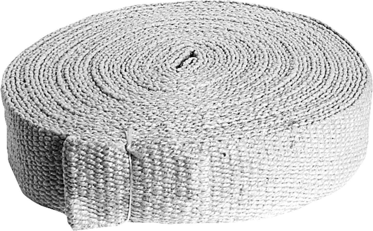 Asbestos-free fabric tape 10x3 mm fiberglass, pack size = 10 meters