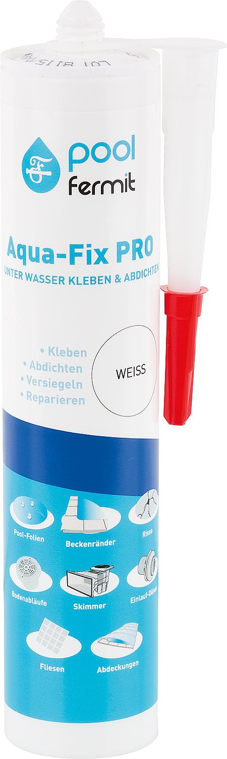 Kleb- & Dichtstoff Aqua-Fix Pro FERMIT weiss 290ml Kartusche