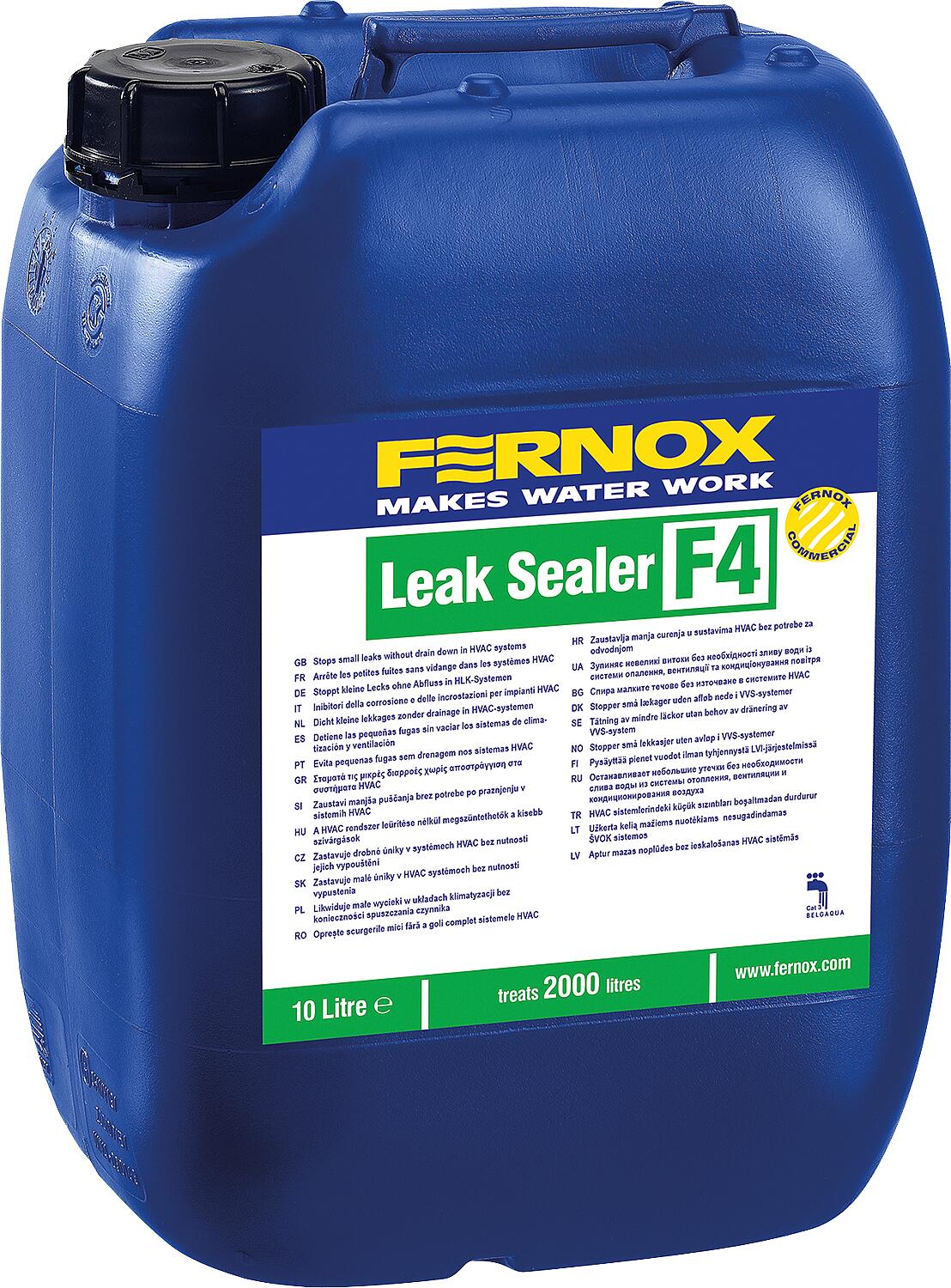 Fernox F4 Express heating leak sealant, 400 ml aluminum can