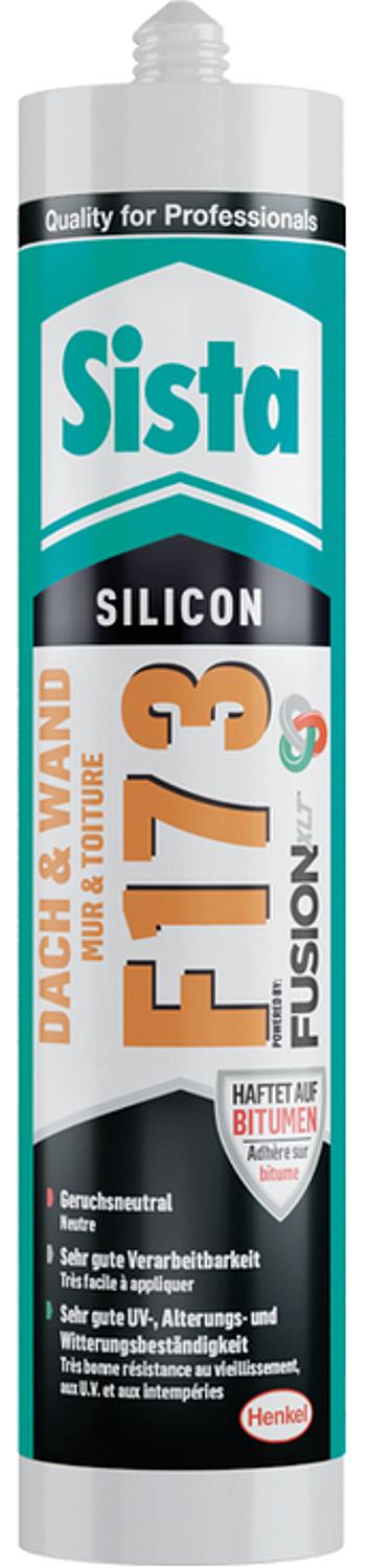SISTA F173 Roof &amp; Wall Silicone, Transparent, 300ml Cartridge