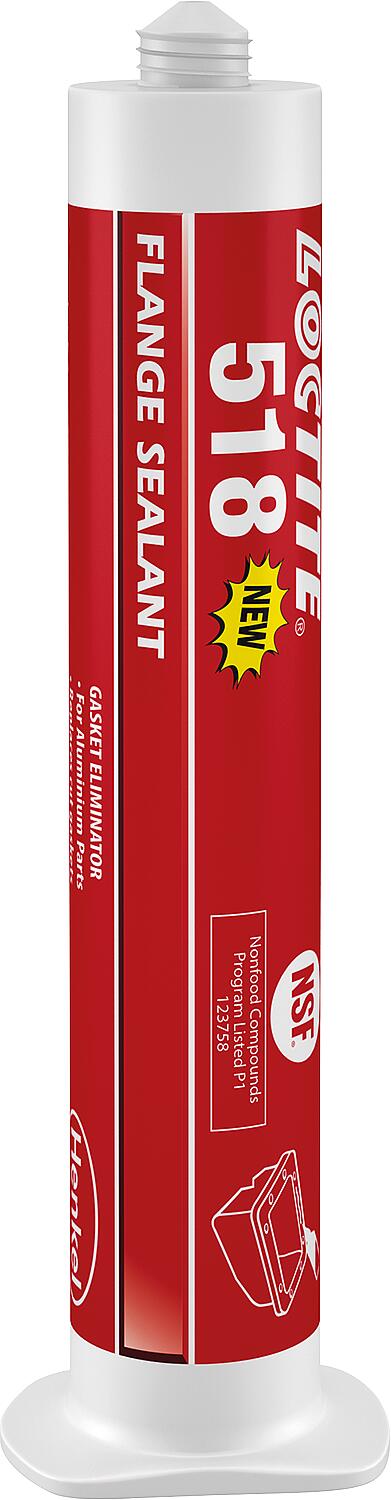 Medium-strength (NSF) surface sealant LOCTITE 518, 50ml cartridge