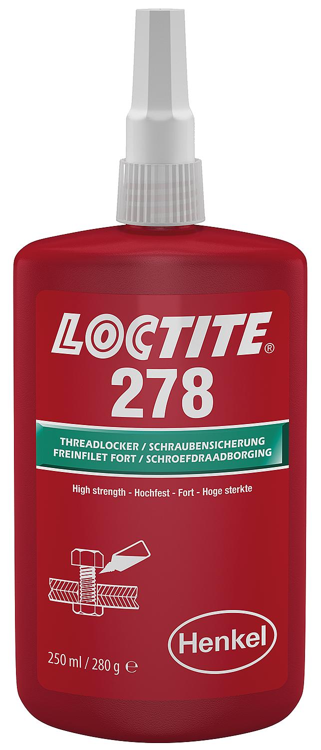 High-strength / vibration-resistant threadlocker LOCTITE 278 green, 50ml dispensing bottle