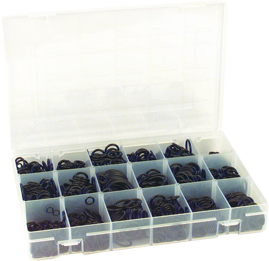 Universal O-ring assortment, contents 1780 pieces
