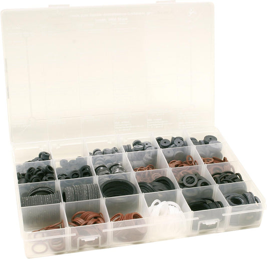 Sanitary installation sealant assortment, size 355x225x45mm, total contents 1000 pieces