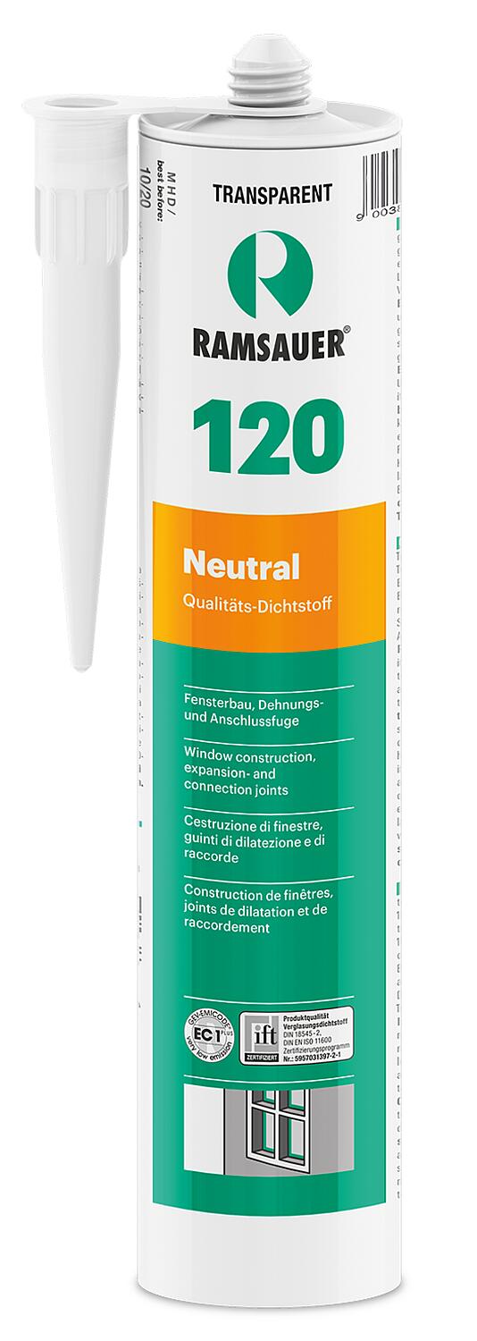 Neutral 120 beech, 310ml neutral permanently elastic 1-component silicone compound