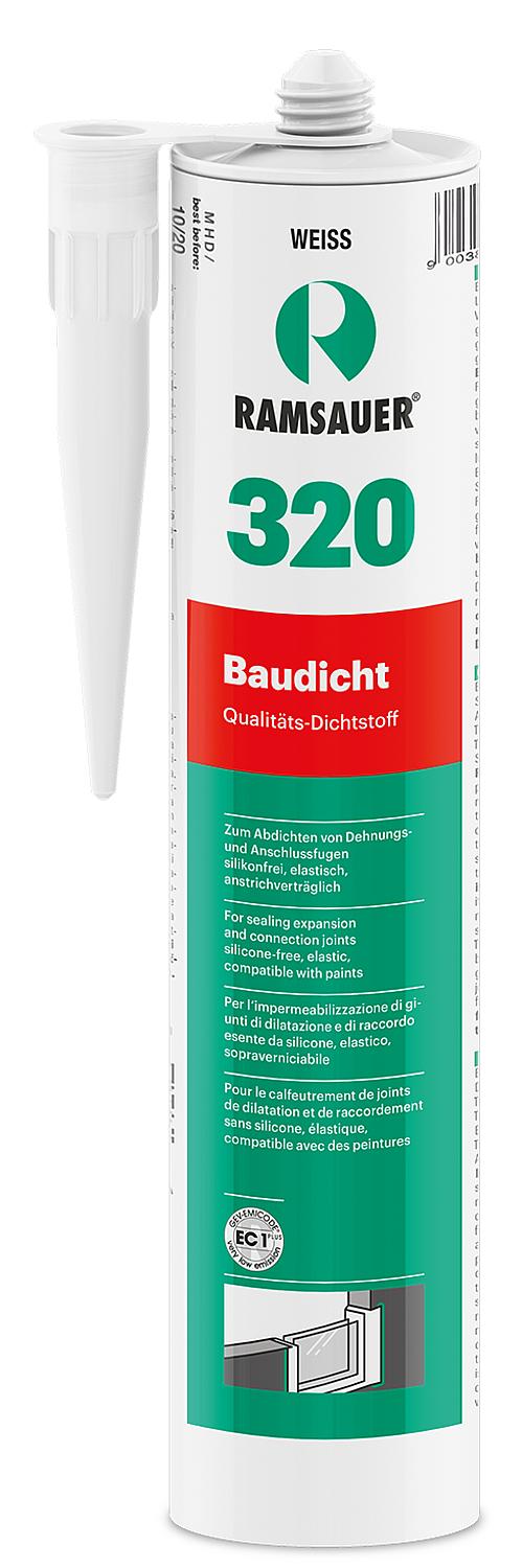 Baudicht 320 white hybrid sealant 310ml food-grade