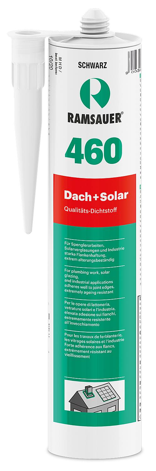 Sealant for roofs and solar panels, 460 transparent, neutral-curing, 310ml cartridge