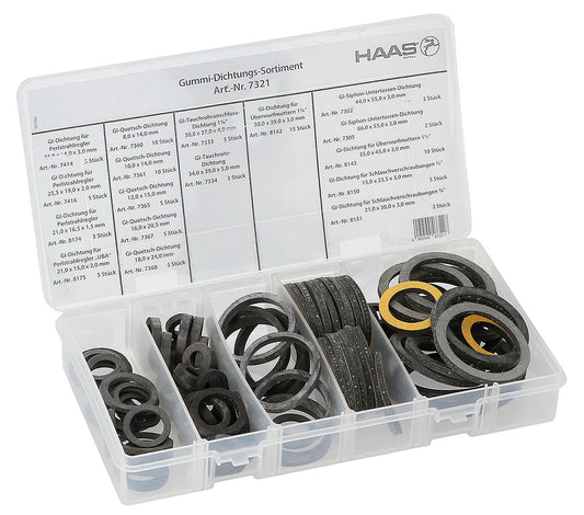 Rubber box, seal assortment