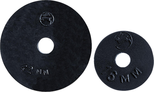 OHA quality tap washers with 1" hole, 4 x 28 x 4.5 mm, 25 pieces
