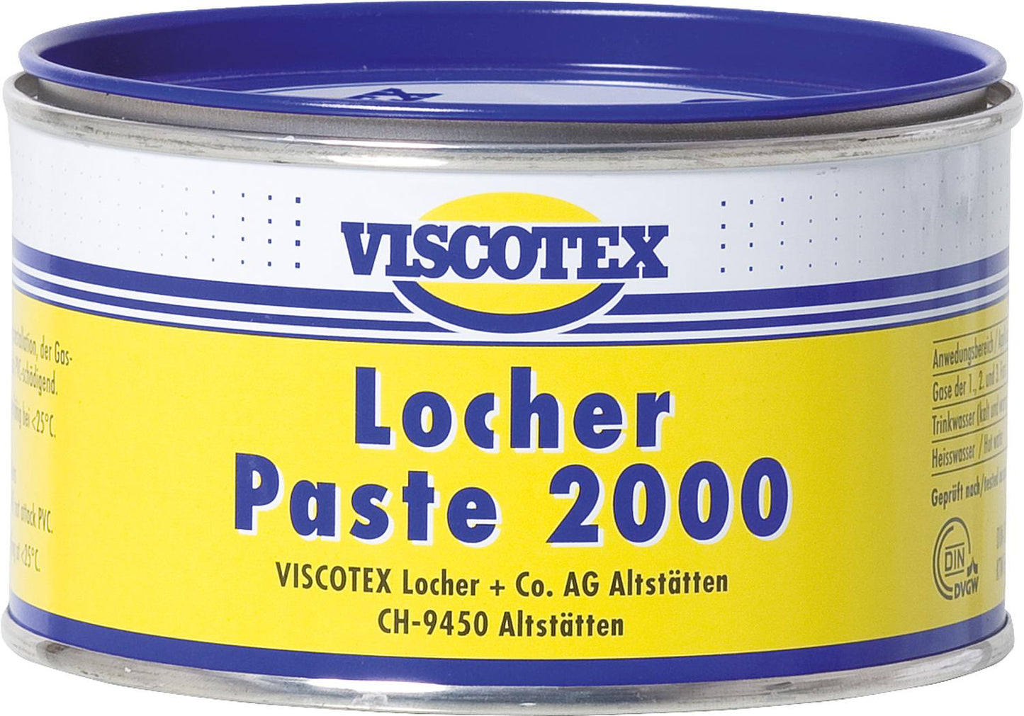 Locher-Paste 2000/950g can Sealing paste for gas/water DVGW in use with hemp