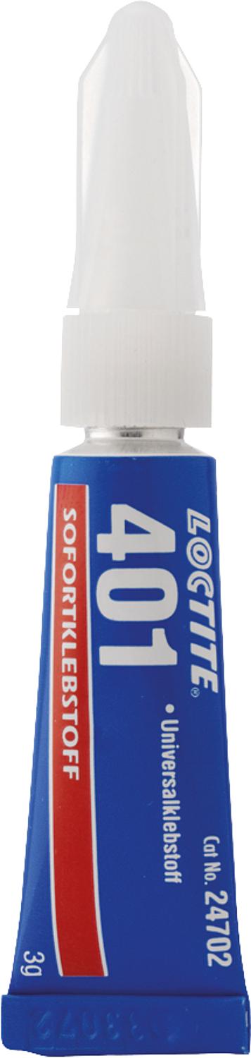 Universeller Sofortklebstoff (NSF) LOCTITE 401, 3g Tube