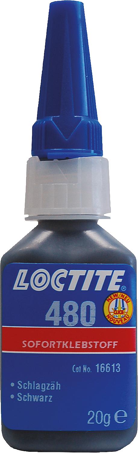 Elastischer, schlagzäher Klebstoff LOCTITE 480, 20g Dosierflasche