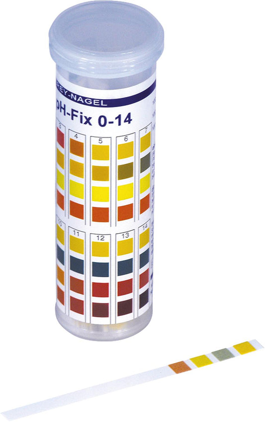 pH test strips pH-Fix pH 0 - 14 PT Pack of 100 strips 6 x 85mm