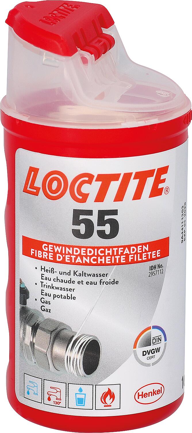 Thread sealing cord (DVGW/ÖVGW) LOCTITE 55, 50m