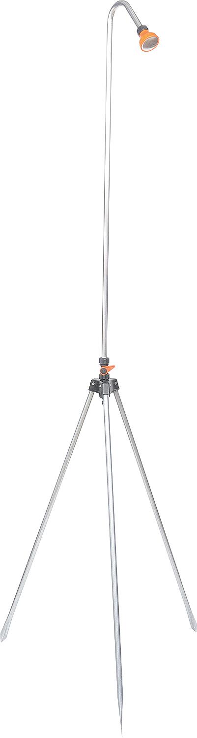 Garden shower, height not adjustable, height: 202cm, galvanized steel