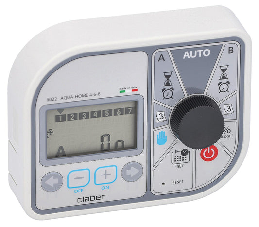 Aqua Home irrigation controller, for up to 8 circuits, 230V, AC