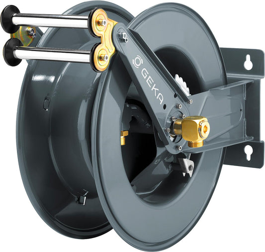 Geka plus PA30 hose reel, powder-coated steel, DN20 (3/4") hose 30m