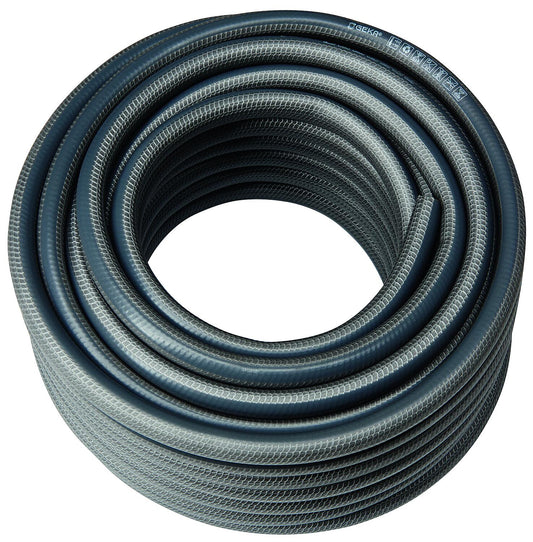Wasserschlauch Geka plus "110"1"-25mm,50m PVC 5-lagig grau-dkl.-grau