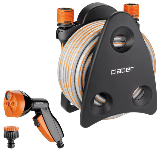 BALCONY Mini Hose Holder Set with 10m Hose and Accessories