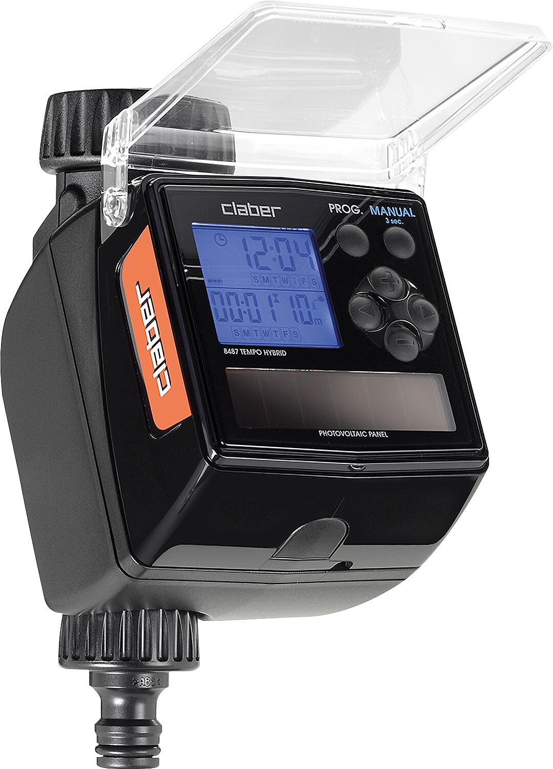 Automatic irrigation computer Tempo Hybrid, single circuit, DN 20 (3/4"), with integrated PV module