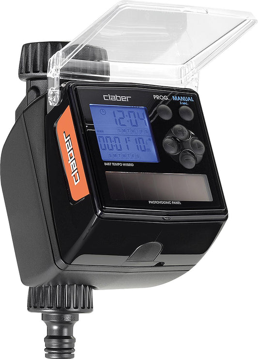 Automatic irrigation computer Tempo Hybrid, single circuit, DN 20 (3/4"), with integrated PV module