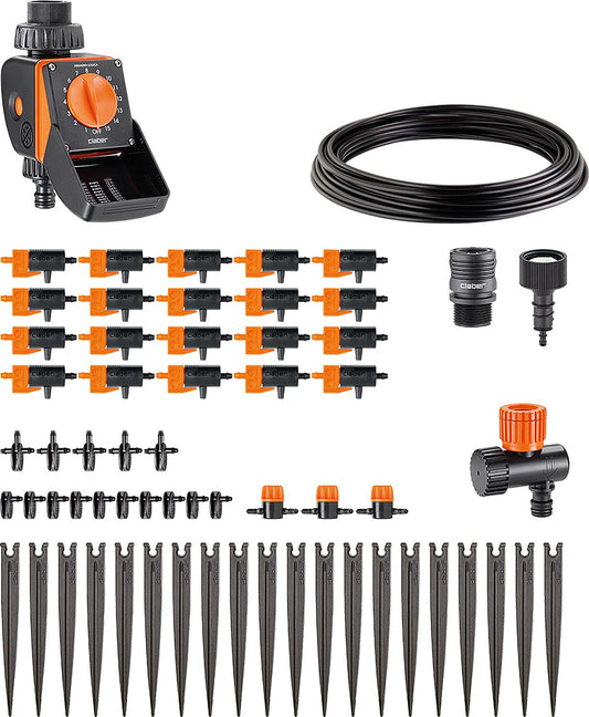 Tropfbewässerung-Set "Timer Kit 20 Logica" 63-teilig, für Topf-und Kübelpflanzen