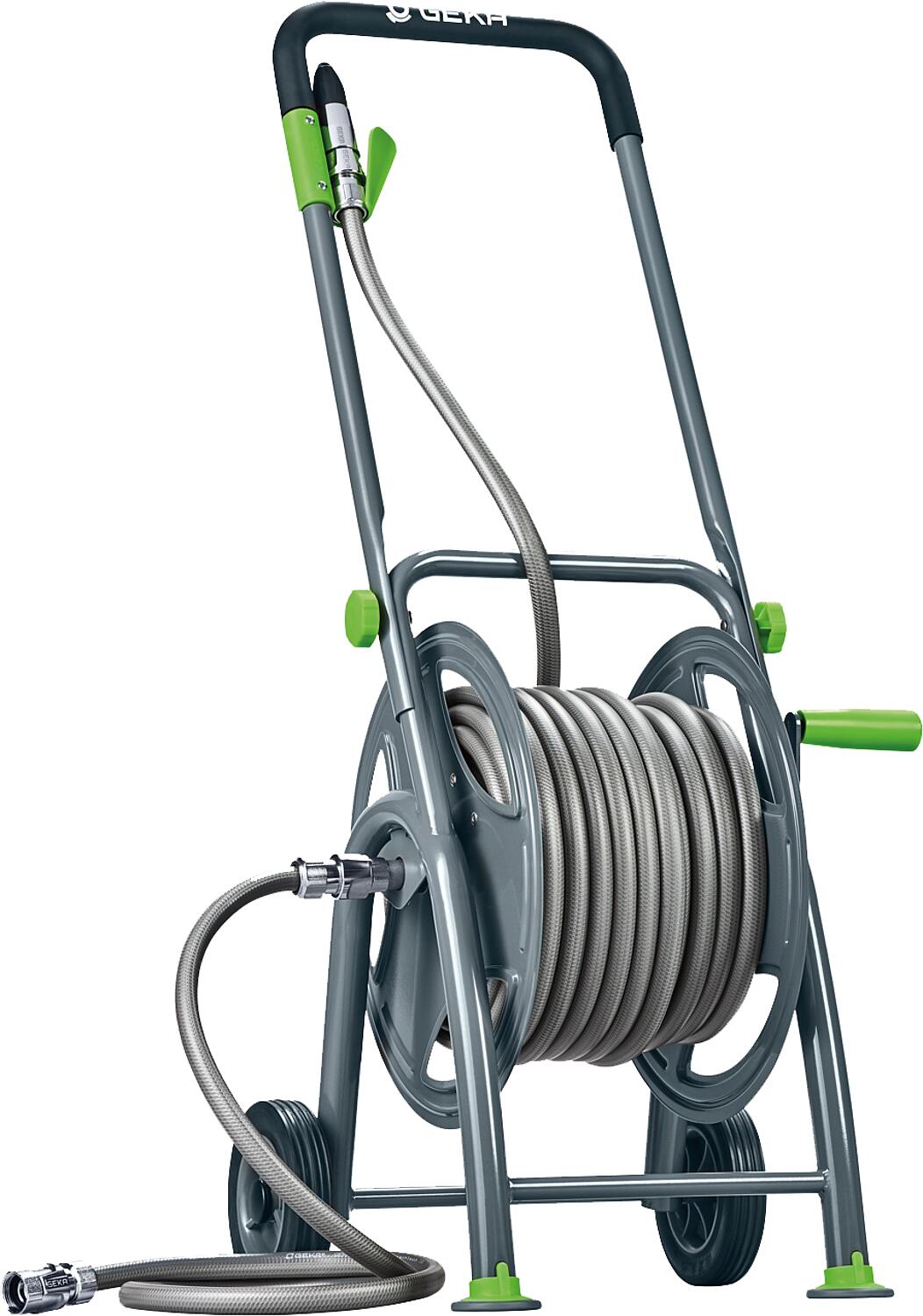 Geka plus hose trolley "P25SST" 25m hose 1/2" and plug-in system